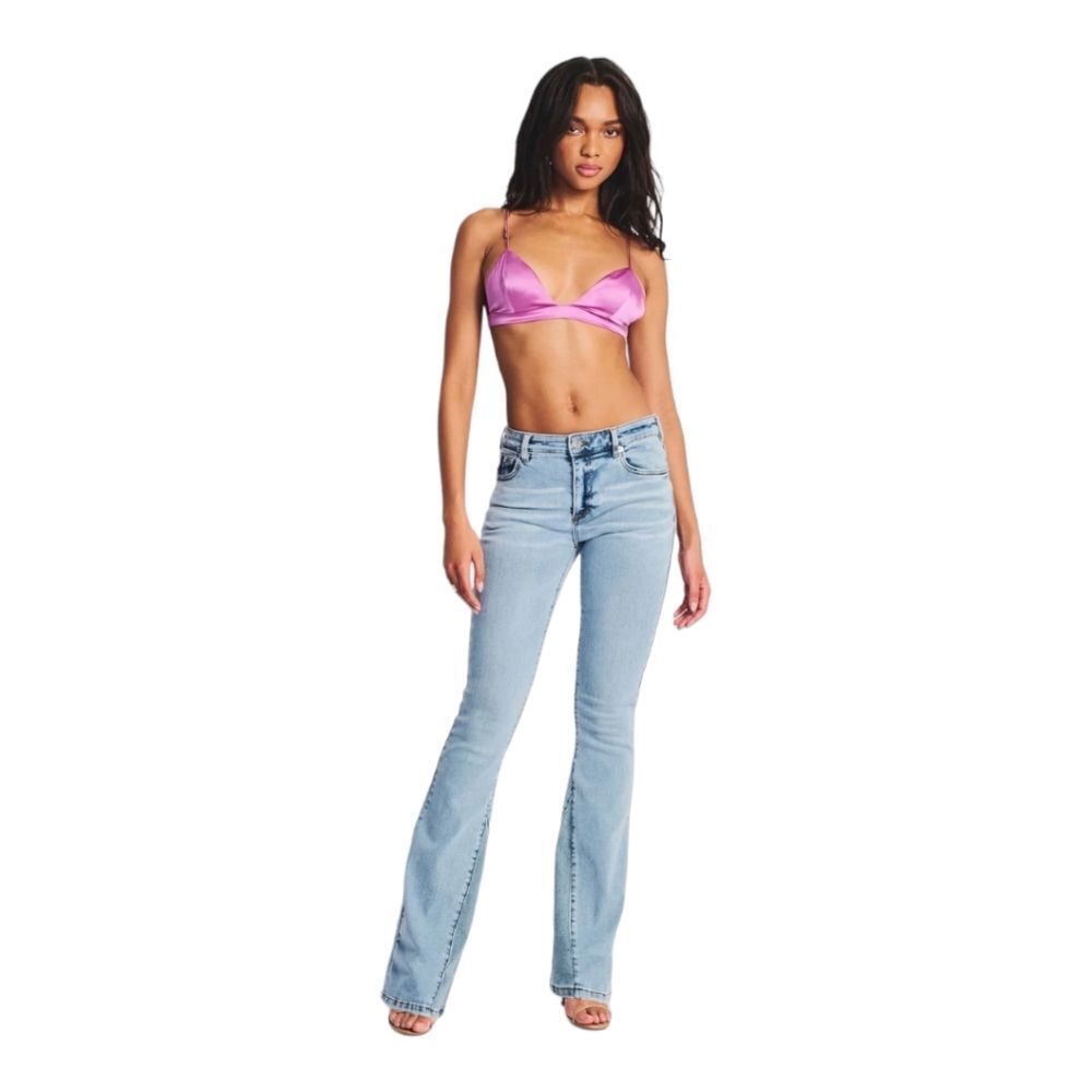 SER.O.YA‎ Flare Jean Demi Mid Rise sz 32 in Coastline NWT